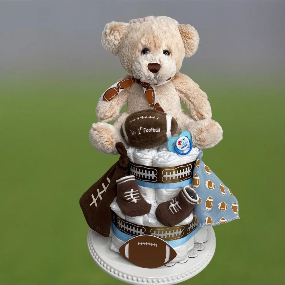 Sport Football Diaper Cake